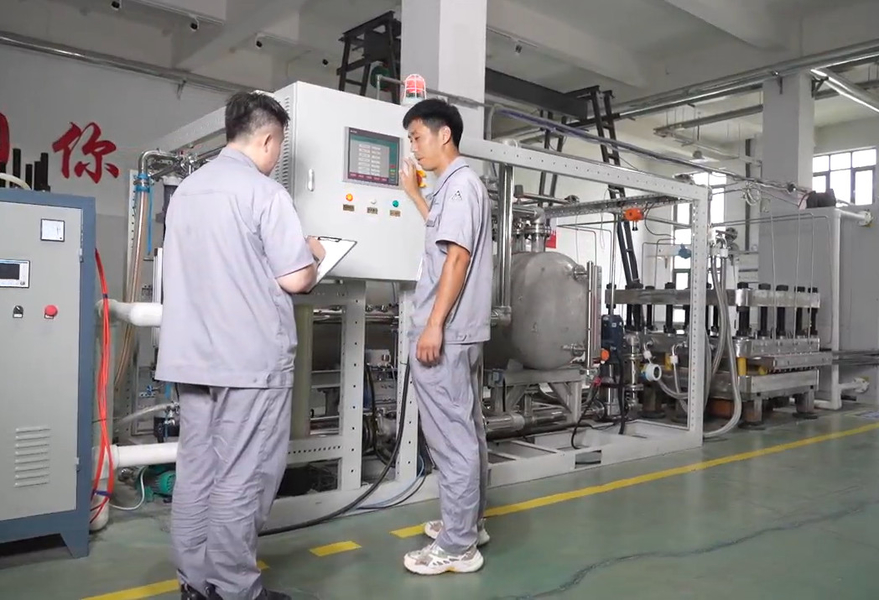 Shandong Saikesaisi Hydrogen Energy Co., Ltd خط إنتاج المصنع
