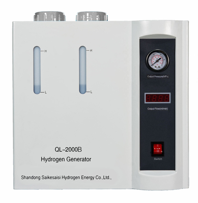 مولد الهيدروجين QL-2000B Pem الضغط العالي 2000ml/Min 485mmx390mmx370mm